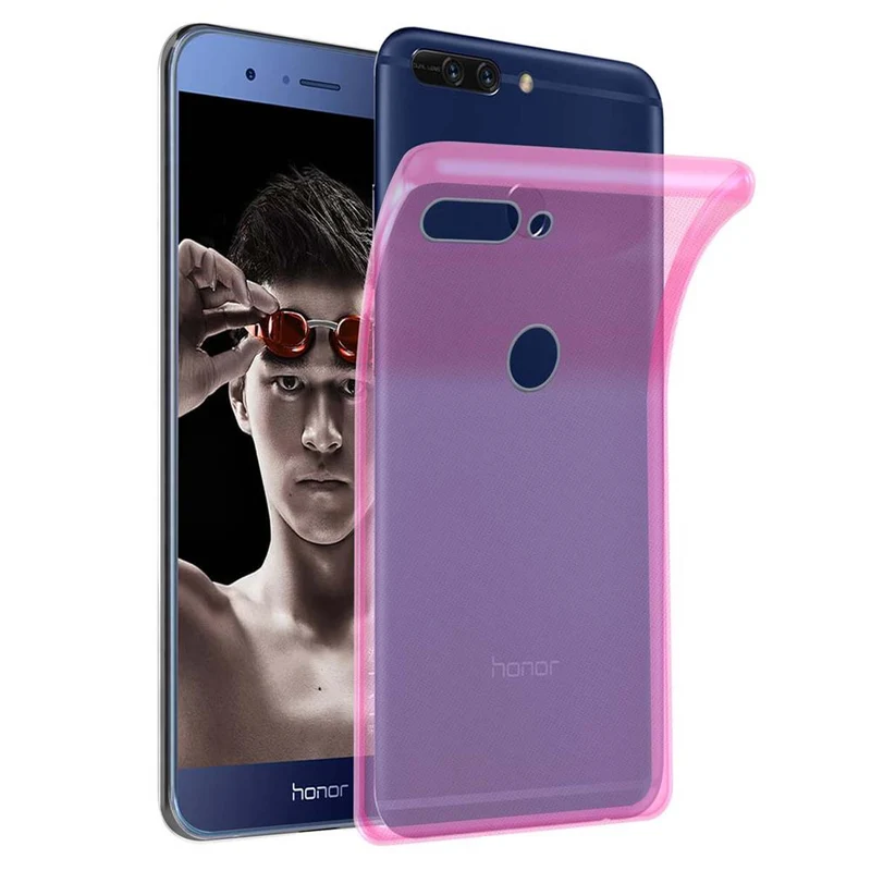 Cadorabo Hülle kompatibel mit Honor V9 Schutzhülle aus flexiblem TPU Silikon