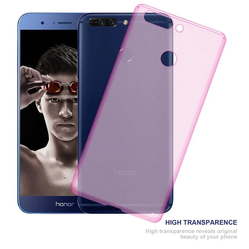 Cadorabo Hülle kompatibel mit Honor V9 Schutzhülle aus flexiblem TPU Silikon