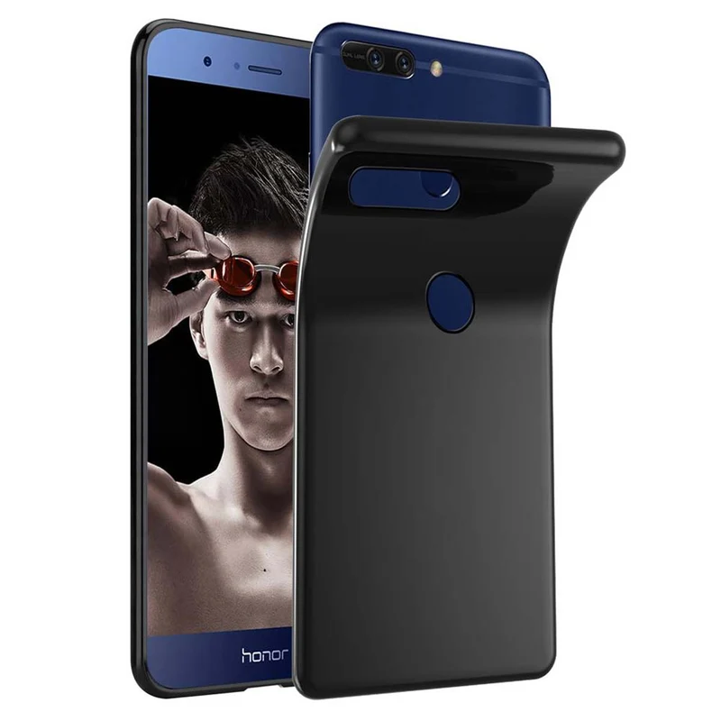 Cadorabo Hülle kompatibel mit Honor V9 Schutzhülle aus flexiblem TPU Silikon