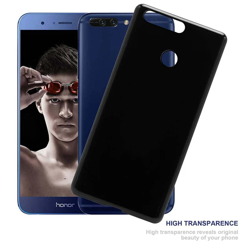 Cadorabo Hülle kompatibel mit Honor V9 Schutzhülle aus flexiblem TPU Silikon