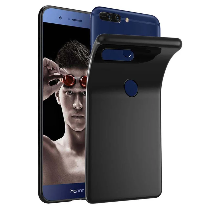 Cadorabo Hülle kompatibel mit Honor V9 Schutzhülle aus flexiblem TPU Silikon