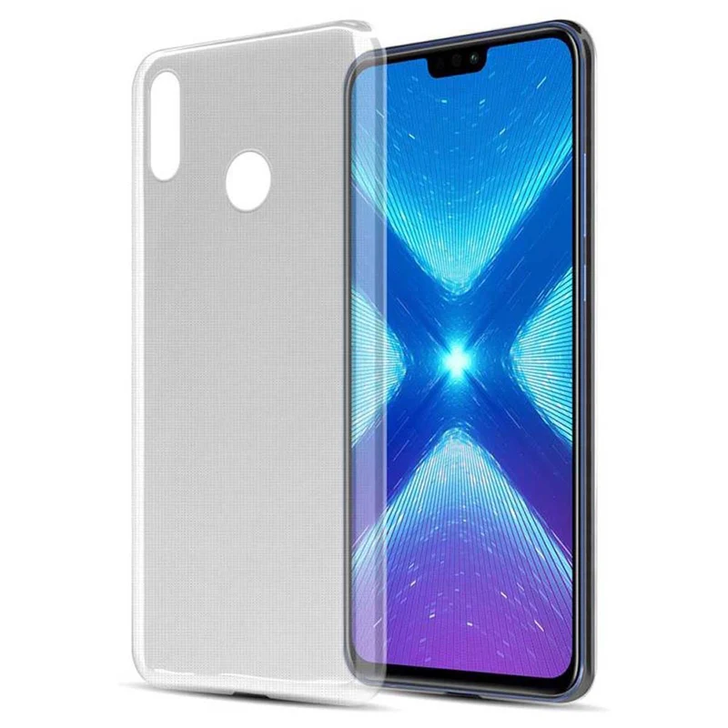 Cadorabo Hülle kompatibel mit Honor 8X Schutzhülle aus flexiblem TPU Silikon