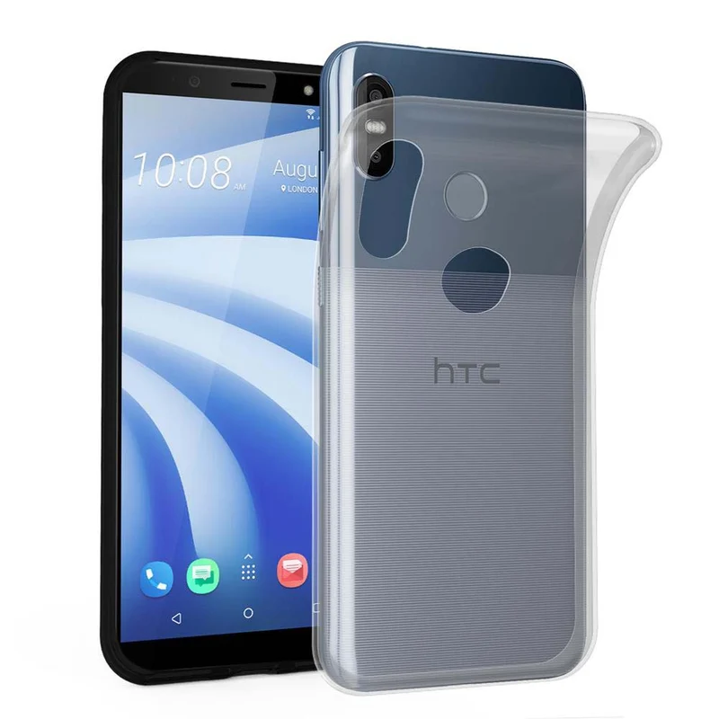 Cadorabo Hülle kompatibel mit HTC U12 LIFE Schutzhülle aus flexiblem TPU Silikon