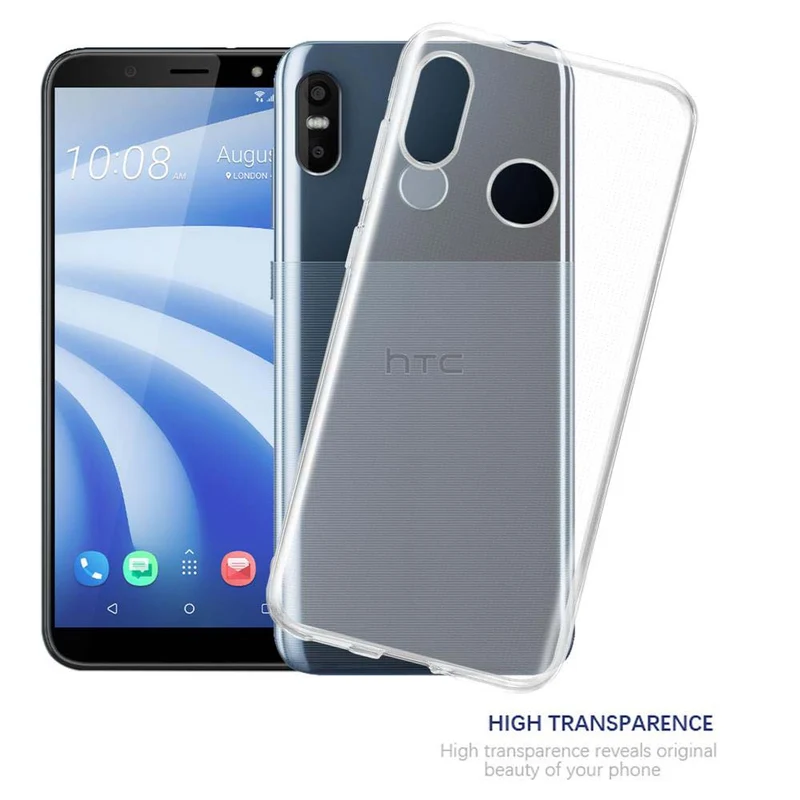 Cadorabo Hülle kompatibel mit HTC U12 LIFE Schutzhülle aus flexiblem TPU Silikon