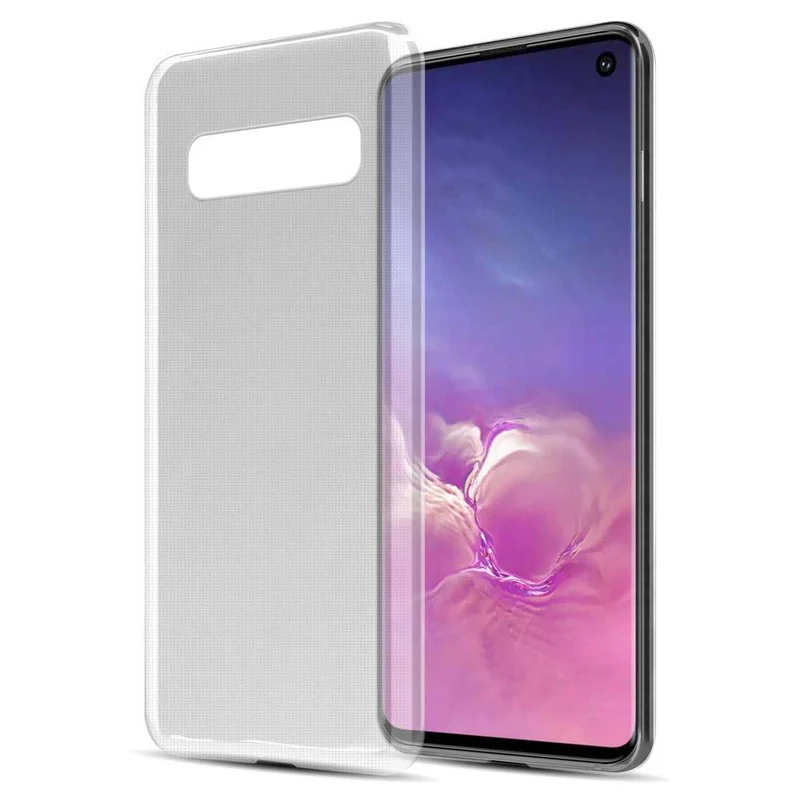 Cadorabo Hülle kompatibel mit Samsung Galaxy S10 4G Schutzhülle aus flexiblem TPU Silikon