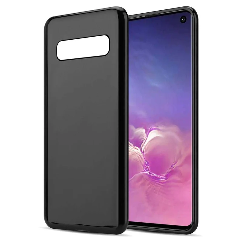 Cadorabo Hülle kompatibel mit Samsung Galaxy S10 4G Schutzhülle aus flexiblem TPU Silikon