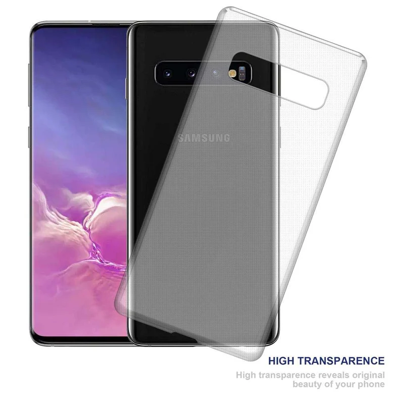 Cadorabo Hülle kompatibel mit Samsung Galaxy S10 4G Schutzhülle aus flexiblem TPU Silikon