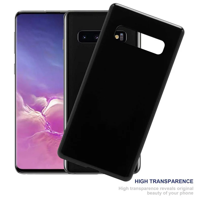 Cadorabo Hülle kompatibel mit Samsung Galaxy S10 4G Schutzhülle aus flexiblem TPU Silikon