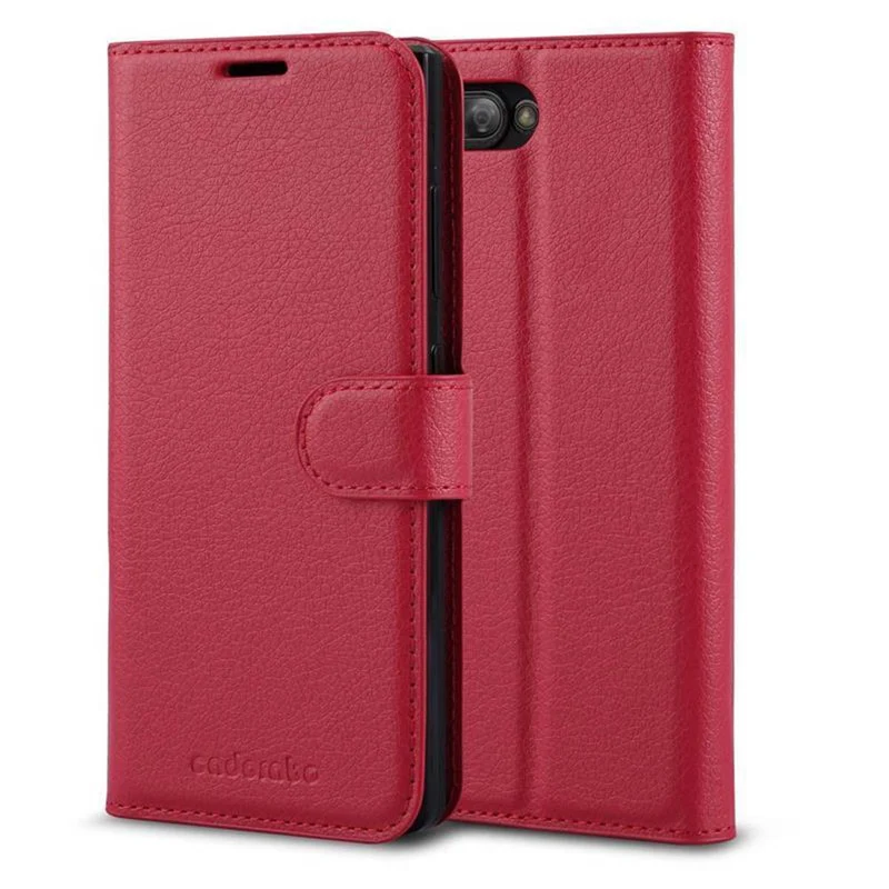 Cadorabo Hülle kompatibel mit Blackberry KEY 2 LE Schutzhülle mit Magnetverschluss, Standfunktion und Kartenfach