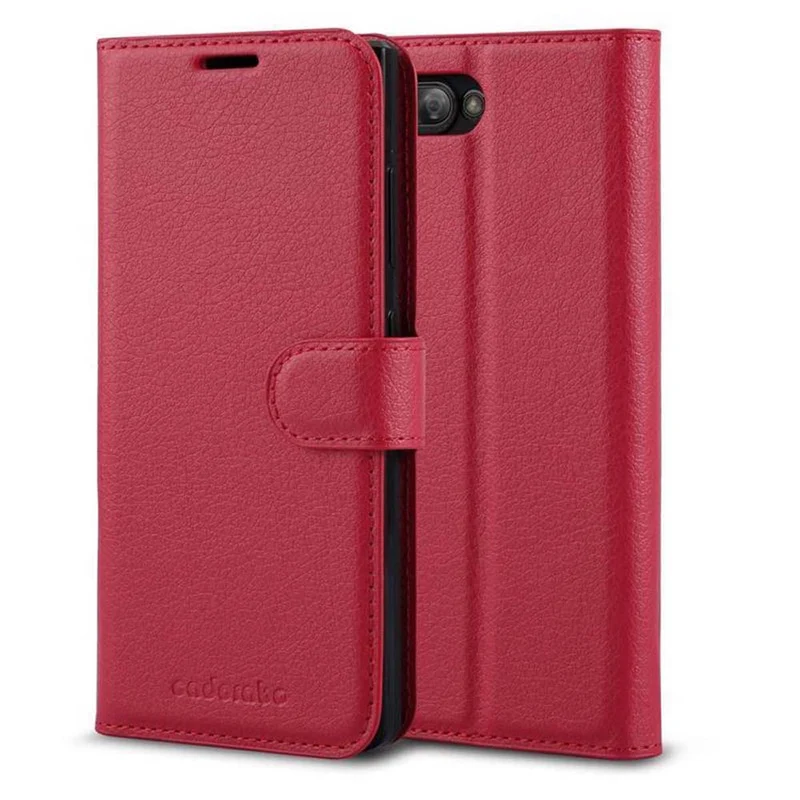Cadorabo Hülle kompatibel mit Blackberry KEY 2 LE Schutzhülle mit Magnetverschluss, Standfunktion und Kartenfach