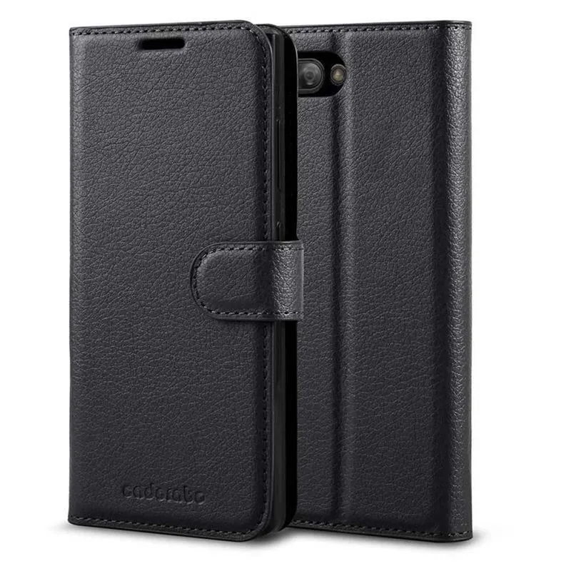 Cadorabo Hülle kompatibel mit Blackberry KEY 2 LE Schutzhülle mit Magnetverschluss, Standfunktion und Kartenfach