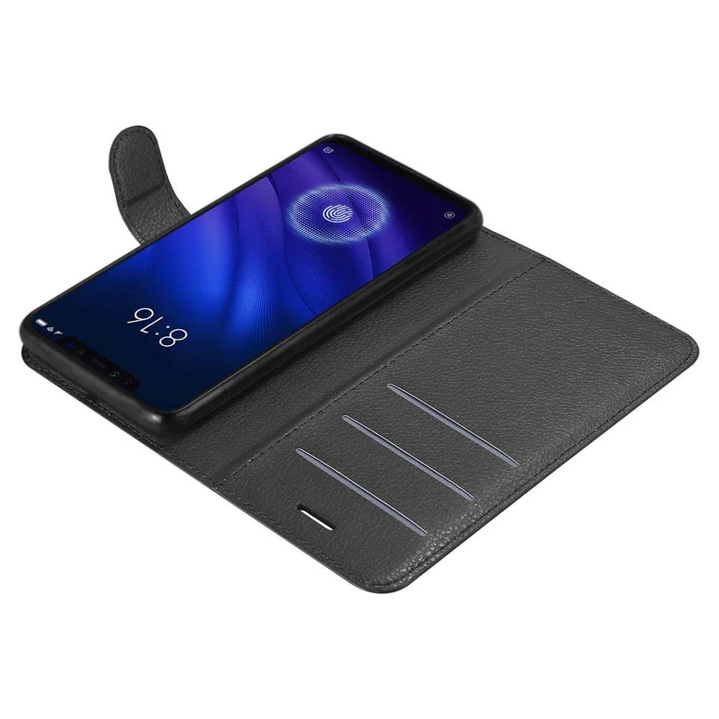 Cadorabo Hülle kompatibel mit Xiaomi Mi 8 PRO Schutzhülle mit Magnetverschluss, Standfunktion und Kartenfach