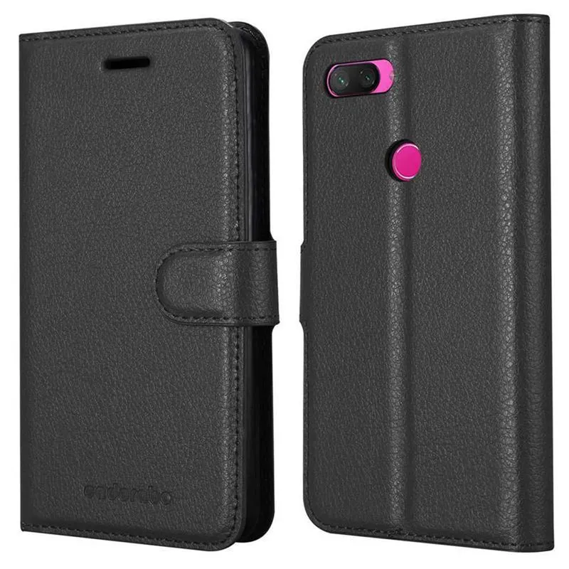 Cadorabo Hülle kompatibel mit Xiaomi Mi 8 LITE Schutzhülle mit Magnetverschluss, Standfunktion und Kartenfach