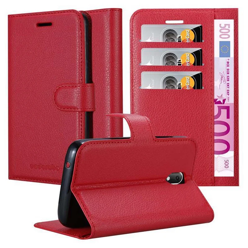 Cadorabo Hülle kompatibel mit WIKO SUNNY 3 MINI Schutzhülle mit Magnetverschluss, Standfunktion und Kartenfach