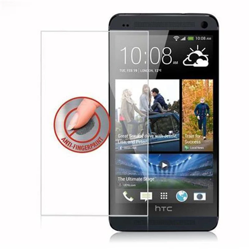 Cadorabo Panzer Folie kompatibel mit HTC ONE E8 - Schutzfolie Gehärtetes (Tempered) Display-Schutzglas in 9H Härte mit 3D Touch Kompatibilität
