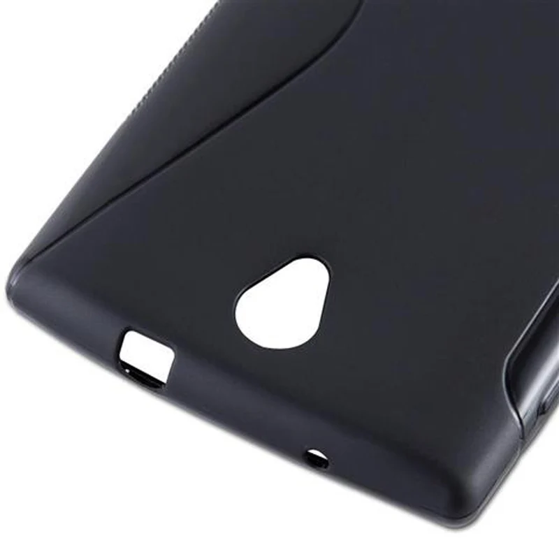 Cadorabo Hülle kompatibel mit ZTE ZMAX 2 Schutzhülle aus flexiblem TPU Silikon
