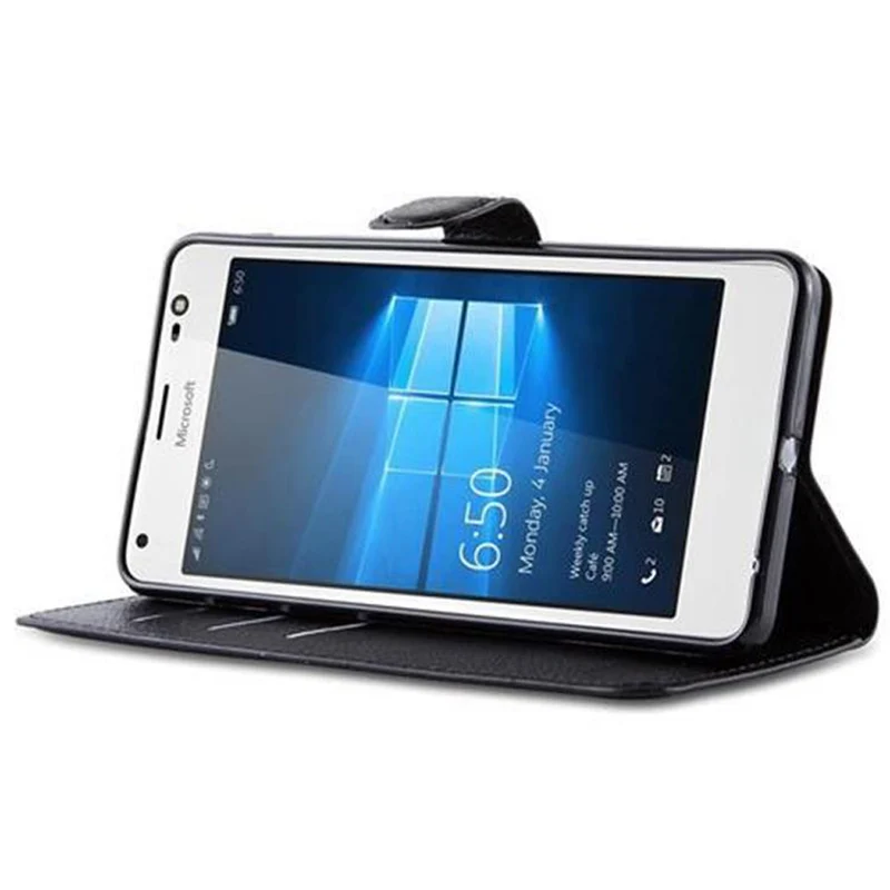 Cadorabo Hülle kompatibel mit Nokia Lumia 850 Schutzhülle mit Magnetverschluss, Standfunktion und Kartenfach