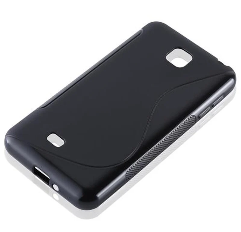 Cadorabo Hülle kompatibel mit LG OPTIMUS F5 / LUCID 2 Schutzhülle aus flexiblem TPU Silikon