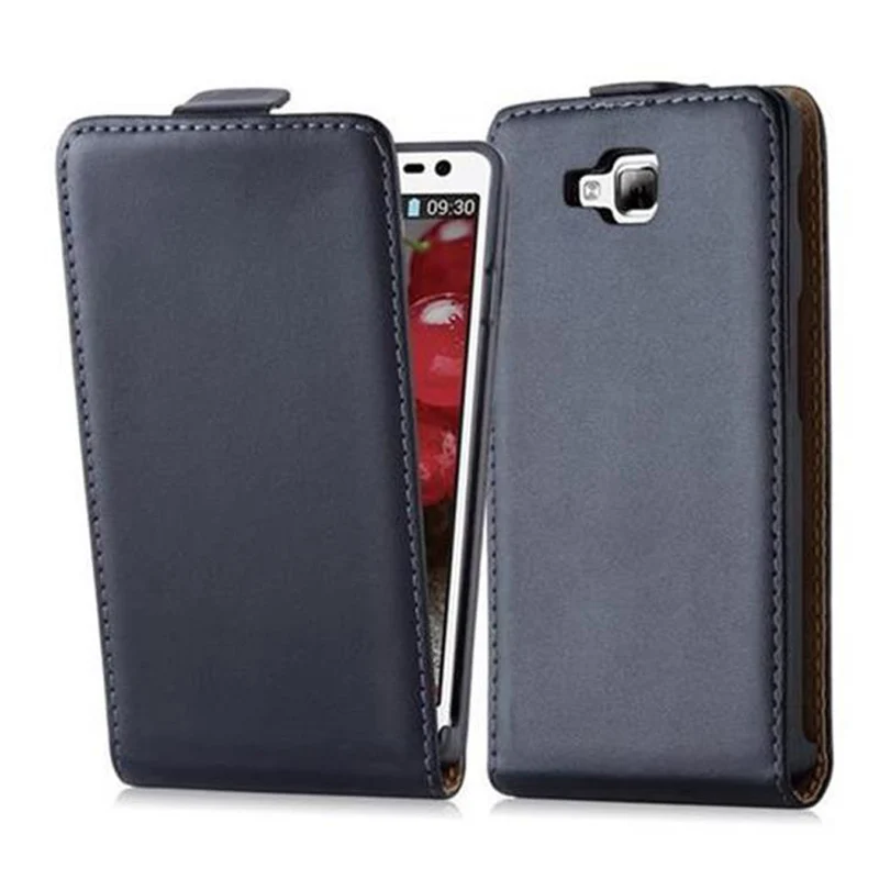 Cadorabo Hülle kompatibel mit LG L9 II Schutzhülle im Flip Design aus glattem Kunstleder