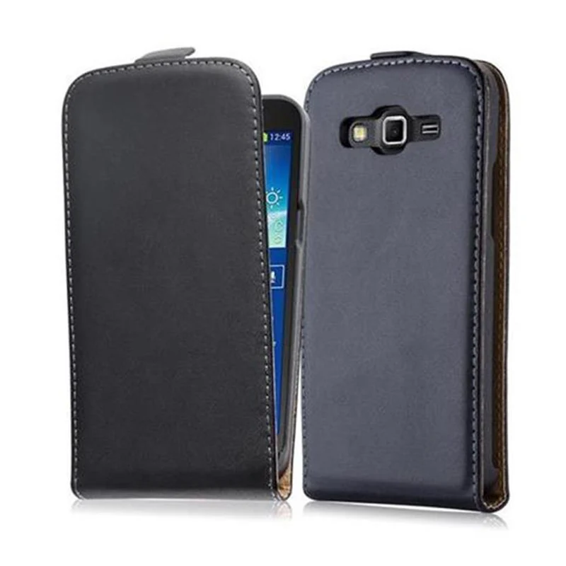 Cadorabo Hülle kompatibel mit Samsung Galaxy GRAND 2 Schutzhülle im Flip Design aus glattem Kunstleder