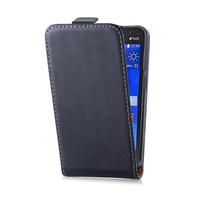 Cadorabo Hülle kompatibel mit Samsung Galaxy CORE 2 Schutzhülle im Flip Design aus glattem Kunstleder