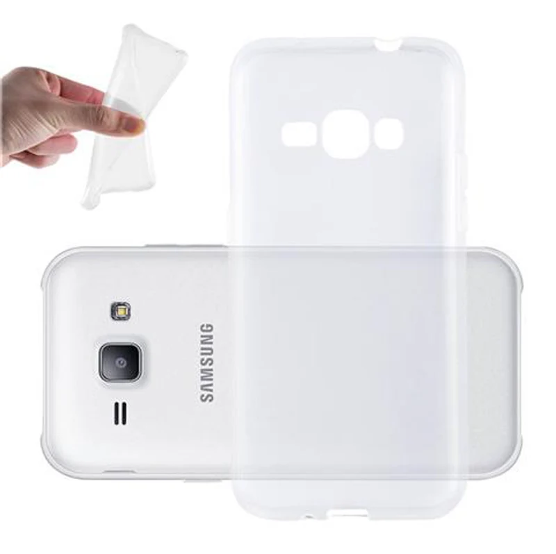 Cadorabo Hülle kompatibel mit Samsung Galaxy TREND 3 Schutzhülle aus flexiblem TPU Silikon