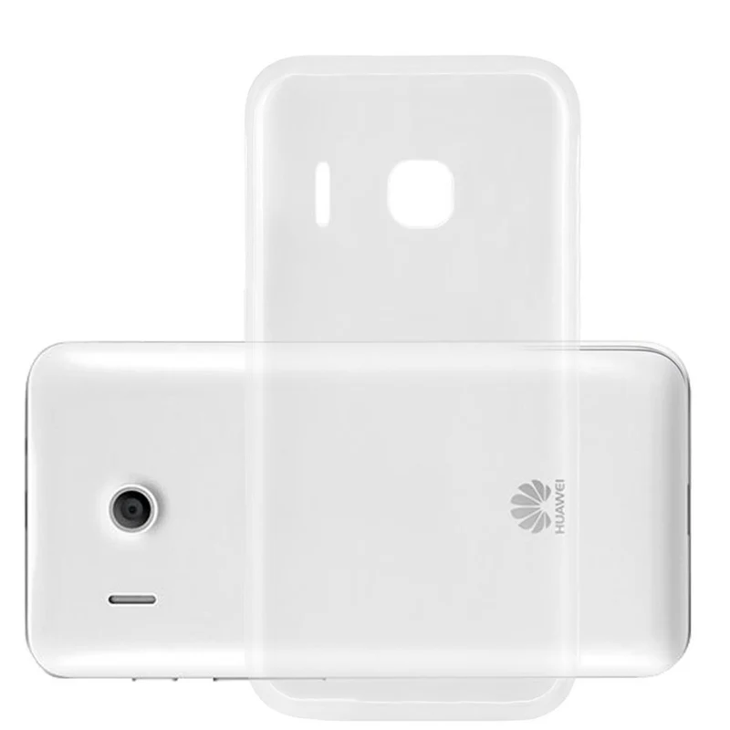 Cadorabo Hülle kompatibel mit Huawei ASCEND Y320 Schutzhülle aus flexiblem TPU Silikon
