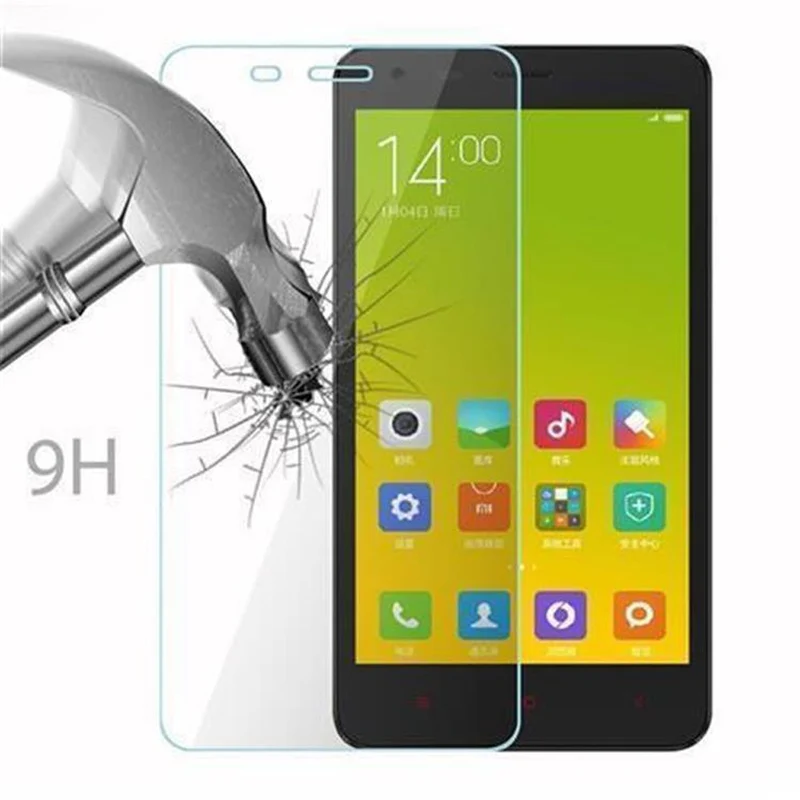 Cadorabo Panzer Folie kompatibel mit Xiaomi RedMi 2A - Schutzfolie Gehärtetes (Tempered) Display-Schutzglas in 9H Härte mit 3D Touch Kompatibilität
