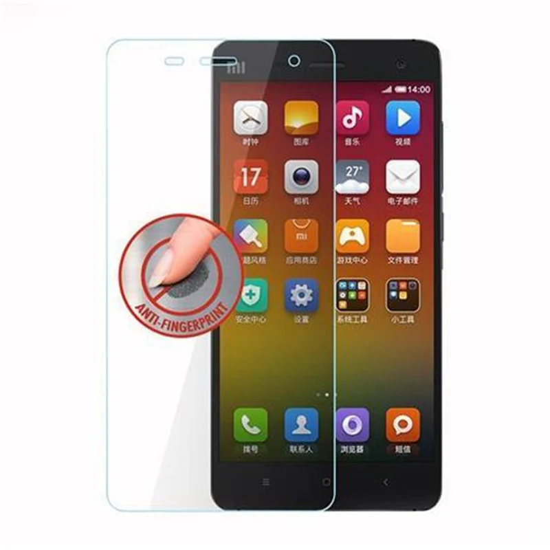 Cadorabo Panzer Folie kompatibel mit Xiaomi Mi 4 - Schutzfolie Gehärtetes (Tempered) Display-Schutzglas in 9H Härte mit 3D Touch Kompatibilität