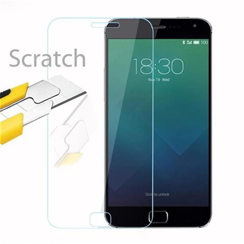 Cadorabo Panzer Folie kompatibel mit MEIZU MX4 PRO - Schutzfolie Gehärtetes (Tempered) Display-Schutzglas in 9H Härte mit 3D Touch Kompatibilität