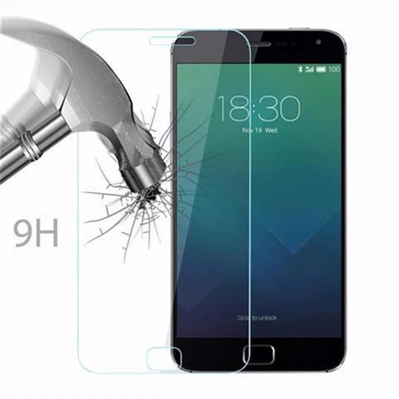 Cadorabo Panzer Folie kompatibel mit MEIZU MX4 PRO - Schutzfolie Gehärtetes (Tempered) Display-Schutzglas in 9H Härte mit 3D Touch Kompatibilität