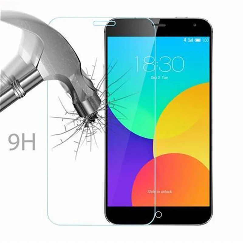 Cadorabo Panzer Folie kompatibel mit MEIZU MX4 - Schutzfolie Gehärtetes (Tempered) Display-Schutzglas in 9H Härte mit 3D Touch Kompatibilität