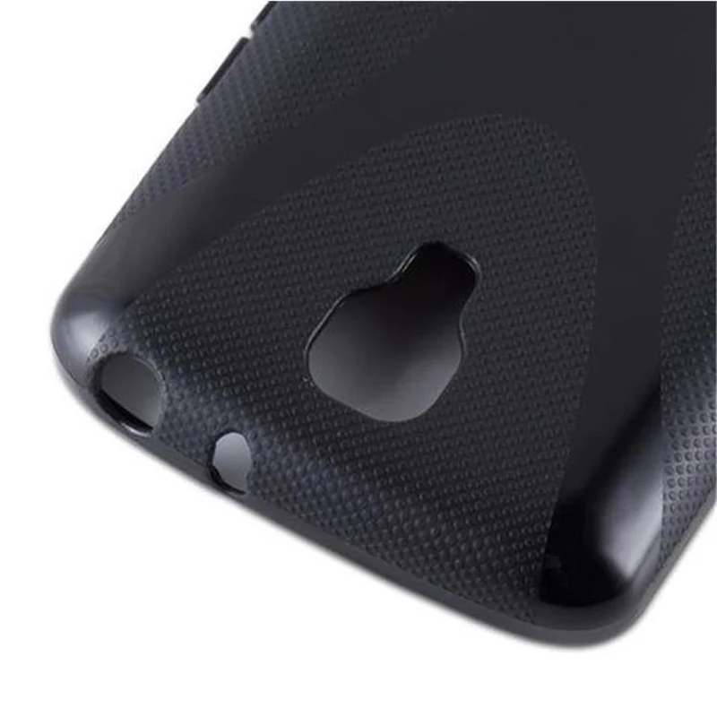 Cadorabo Hülle kompatibel mit LG F70 Schutzhülle aus flexiblem TPU Silikon