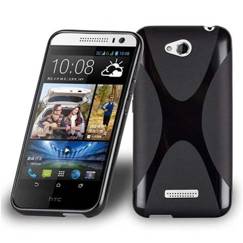 Cadorabo Hülle kompatibel mit HTC Desire 616 Schutzhülle aus flexiblem TPU Silikon