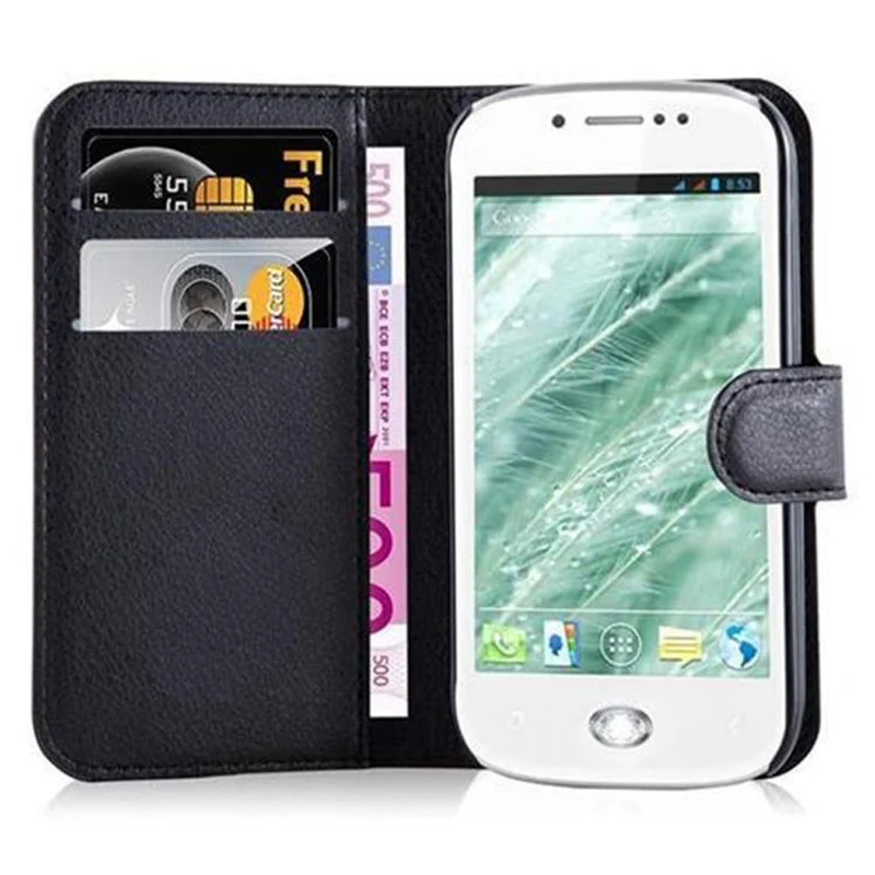 Cadorabo Hülle kompatibel mit WIKO SUBLIM Schutzhülle mit Magnetverschluss, Standfunktion und Kartenfach