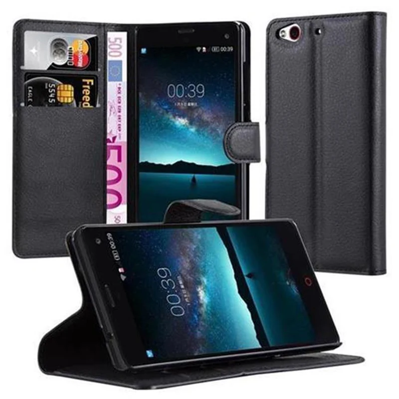 Cadorabo Hülle kompatibel mit Sony Xperia Z3 COMPACT Schutzhülle mit Magnetverschluss, Standfunktion und Kartenfach