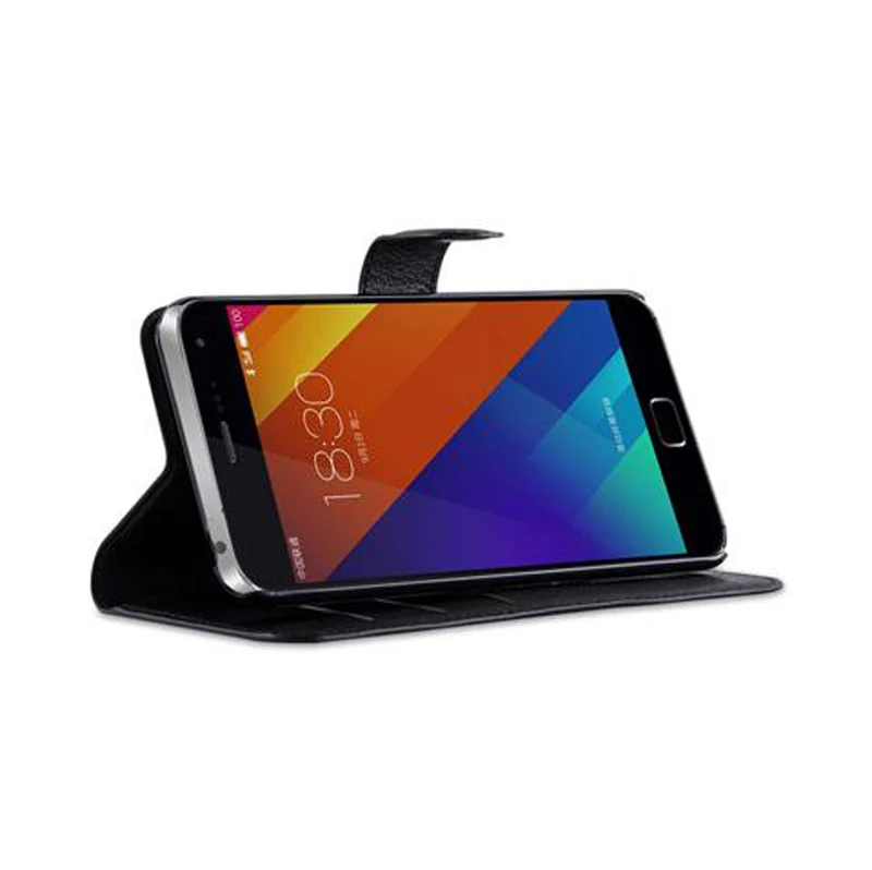 Cadorabo Hülle kompatibel mit MEIZU MX5 Schutzhülle mit Magnetverschluss, Standfunktion und Kartenfach