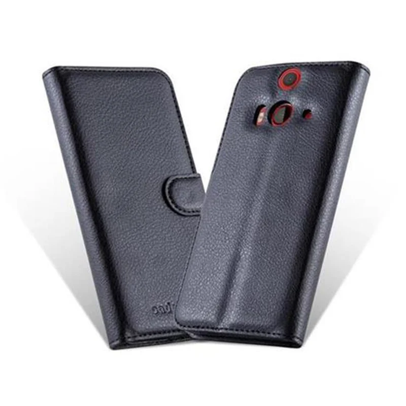 Cadorabo Hülle kompatibel mit HTC BUTTERFLY 2 Schutzhülle mit Magnetverschluss, Standfunktion und Kartenfach