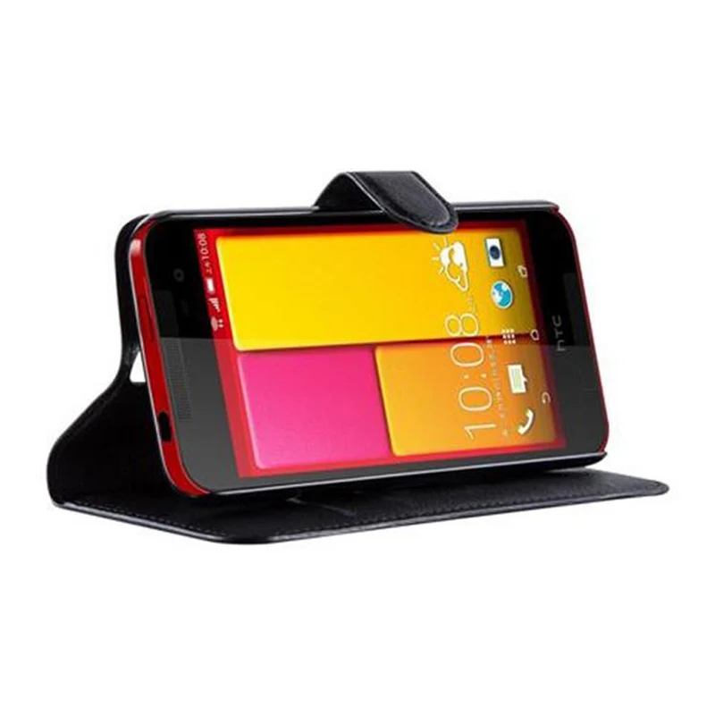 Cadorabo Hülle kompatibel mit HTC BUTTERFLY 2 Schutzhülle mit Magnetverschluss, Standfunktion und Kartenfach