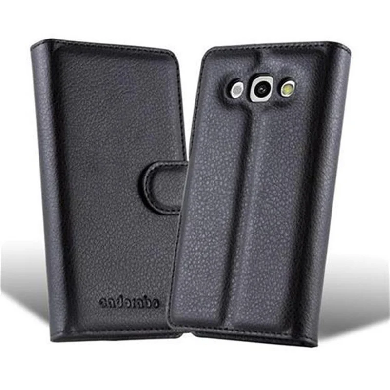 Cadorabo Hülle kompatibel mit LG L60 Schutzhülle mit Magnetverschluss, Standfunktion und Kartenfach