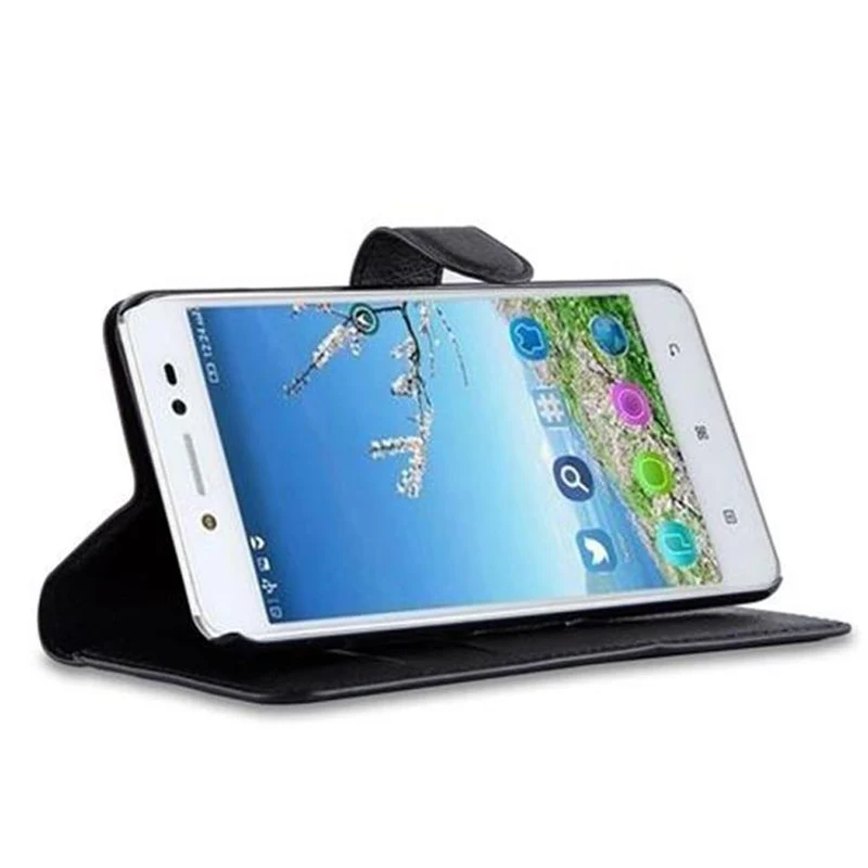 Cadorabo Hülle kompatibel mit Lenovo S90 Schutzhülle mit Magnetverschluss, Standfunktion und Kartenfach