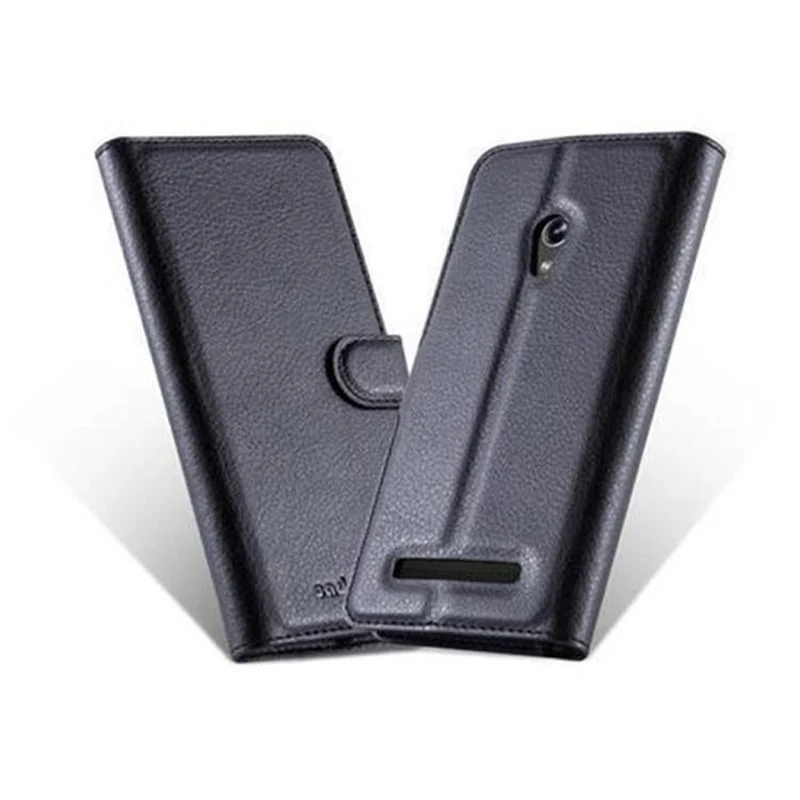 Cadorabo Hülle kompatibel mit Asus ZenFone 5 2014 Schutzhülle mit Magnetverschluss, Standfunktion und Kartenfach