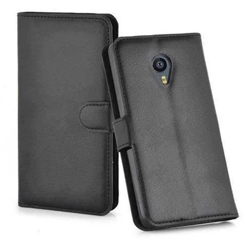 Cadorabo Hülle kompatibel mit MEIZU MX4 PRO Schutzhülle mit Magnetverschluss, Standfunktion und Kartenfach