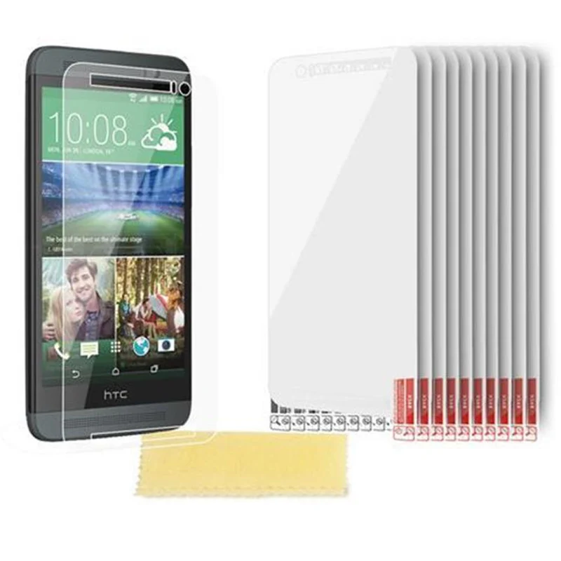 Cadorabo Displayschutzfolien kompatibel mit HTC ONE E8 - Schutzfolien 10 Stück hochtransparenter Schutzfolien gegen Staub, Schmutz und Kratzer