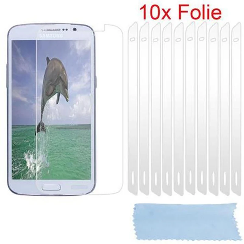 Cadorabo Displayschutzfolien kompatibel mit Samsung Galaxy GRAND 2 - Schutzfolien 10 Stück hochtransparenter Schutzfolien gegen Staub, Schmutz und Kratzer