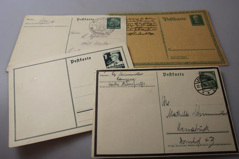 Postkarte Nr. 4 III. Reich