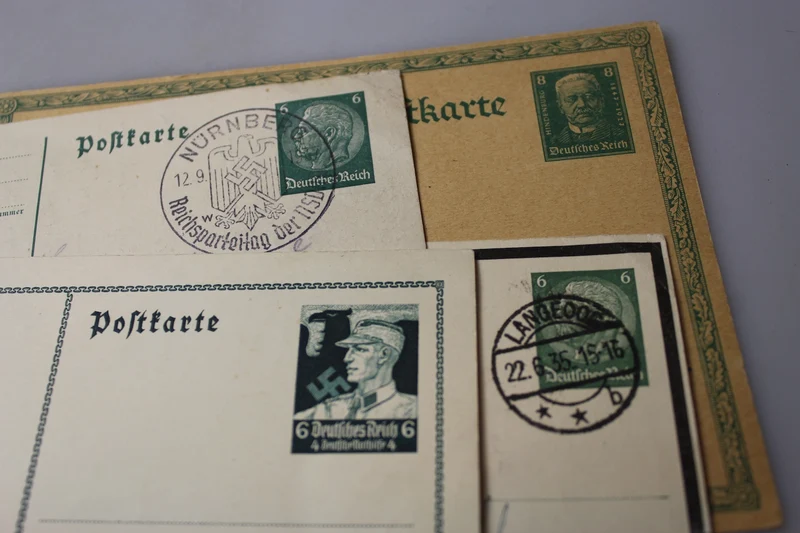 Postkarte Nr. 4 III. Reich