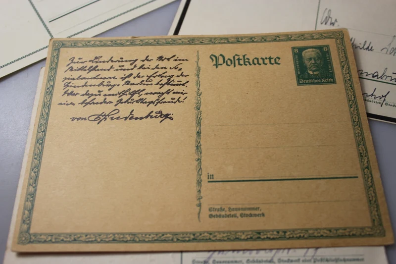 Postkarte Nr. 4 III. Reich