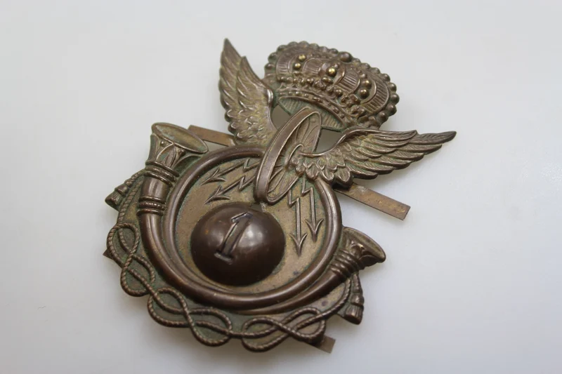 Koloniale Helmabzeichen des 1. REI Autieri Regiments