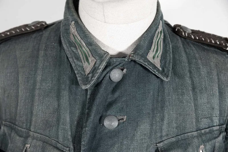 Drillich-Jacke „Grüner Stock“, Polizei, Zweiter Weltkrieg